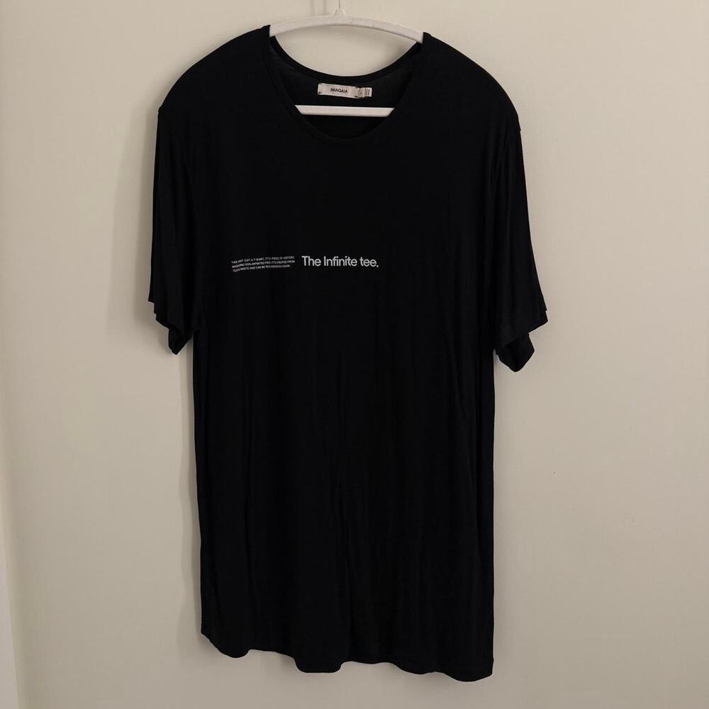 unisex/men’s-sized black PANGAIA / PANGAIA LAB “The Infinite Tee” [M]